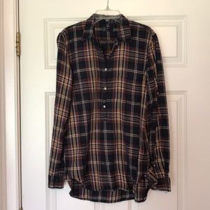Gap lightweight flannel